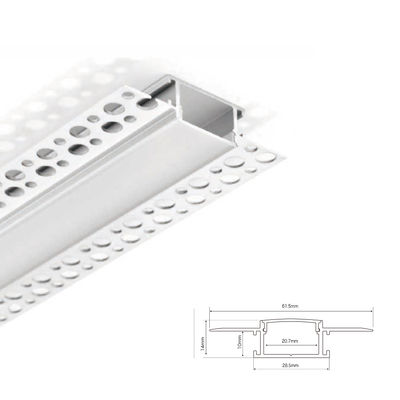 Προφίλ αλουμινίου LED χωρίς τρύπηση 29*14mm για οροφή από γύψο