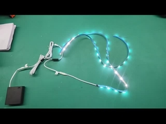 Προσαρμόστε τη λουρίδα των οδηγήσεων μπαταριών με το μαγνητικό φωτισμό ντουλαπών διακοπτών